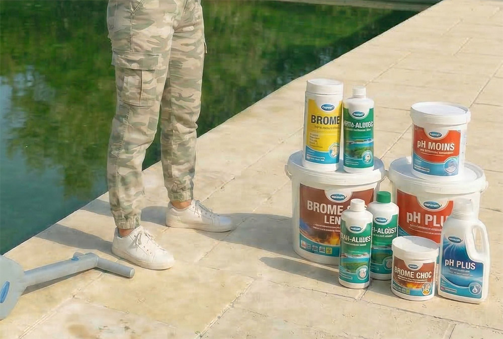 Eviter l'eau verte de votre piscine